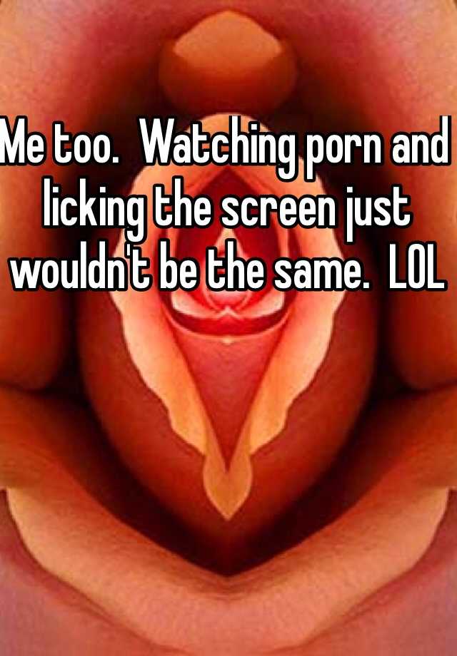 best of Screen licking