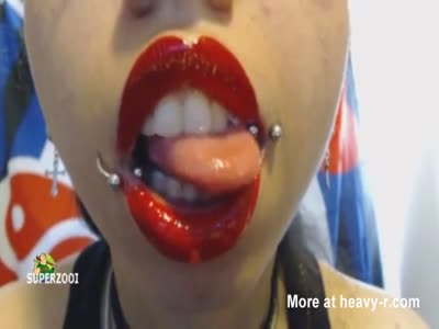 Firemouth reccomend red lips throat