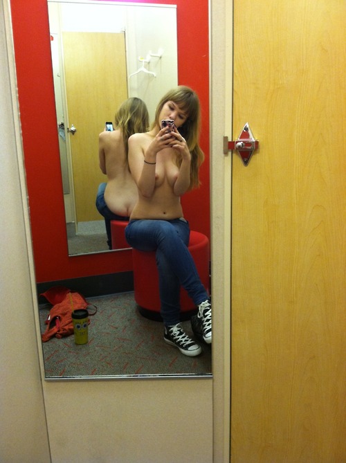 Dressing room nude