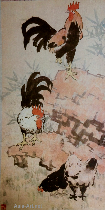 Banjo H. reccomend rooster painting Asian