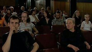 Belt reccomend Mature people having sex in theater