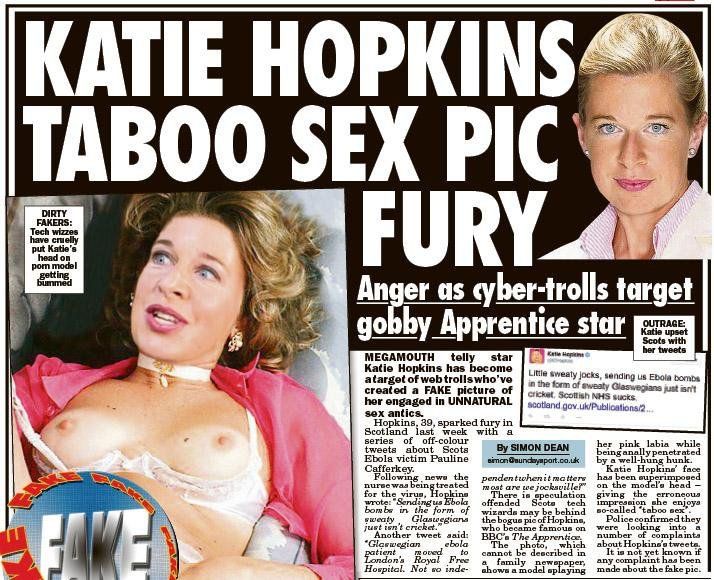 Naked katie hopkins Katie Hopkins
