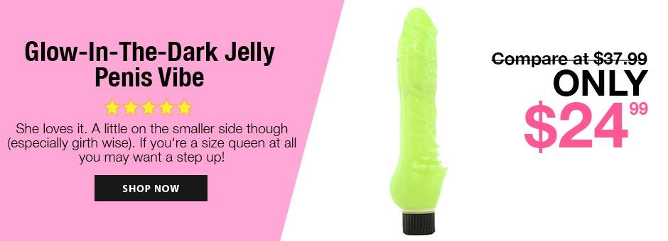 Worlds largest vibrating jelly dildo