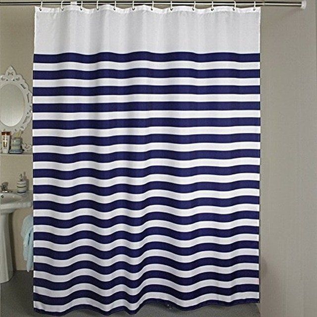 Daisy reccomend Nautical striped shower curtains