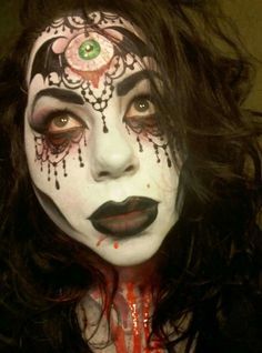 Knee-Buckler reccomend Halloween witch face paintings adult sexy