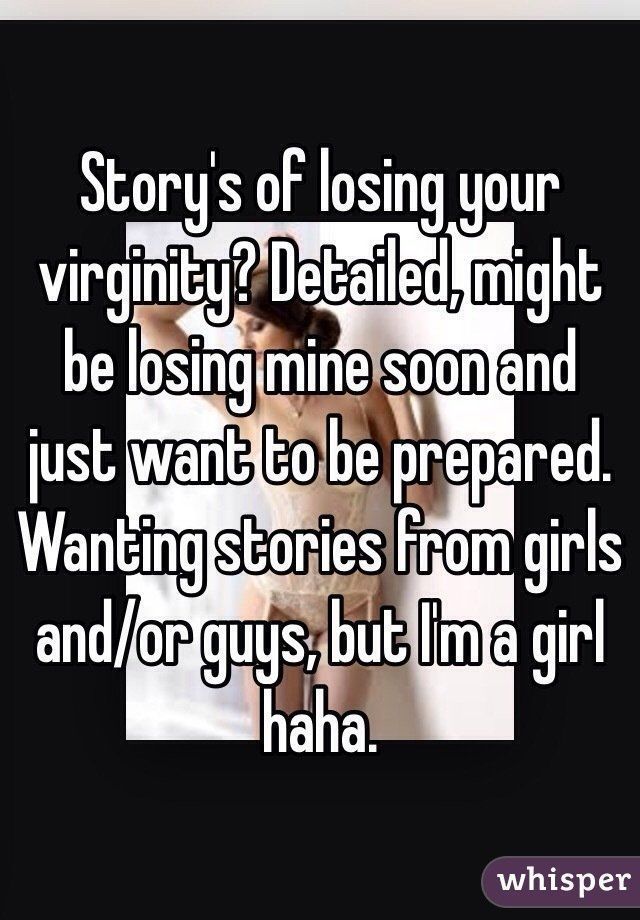 Storys of girls losing there virginity