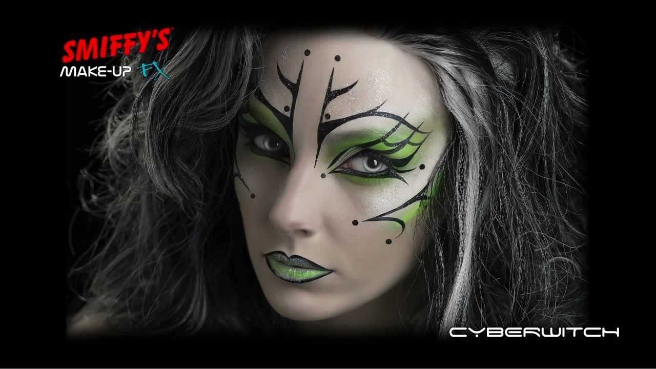Halloween witch face paintings adult sexy
