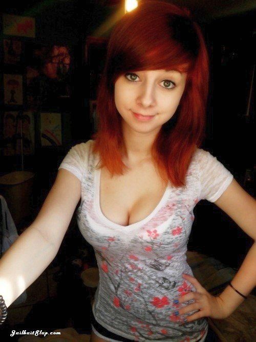 Big boob redheads