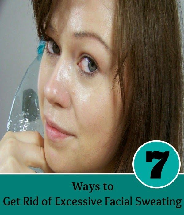 Cure for facial sweating