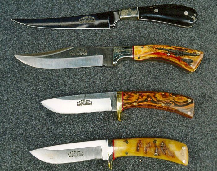 Hand made asian knives