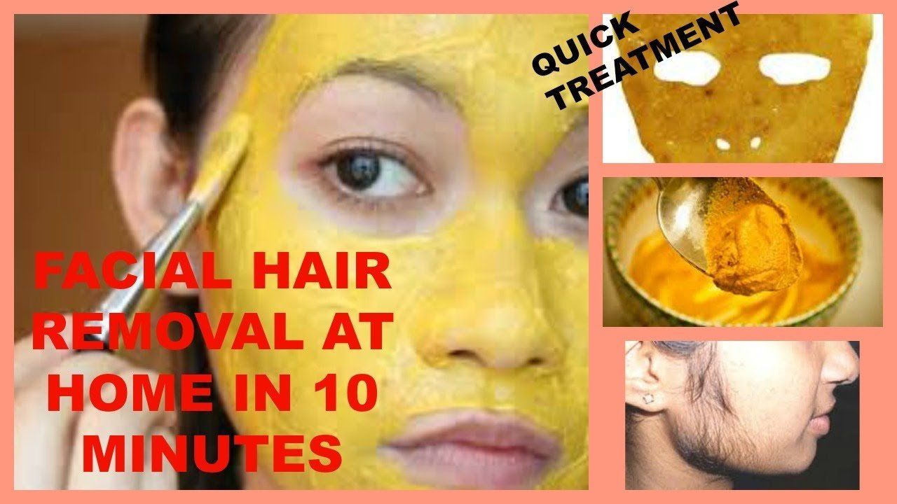 Natural cures to reduce facial hair