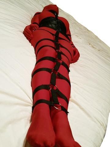 Full body bondage harness