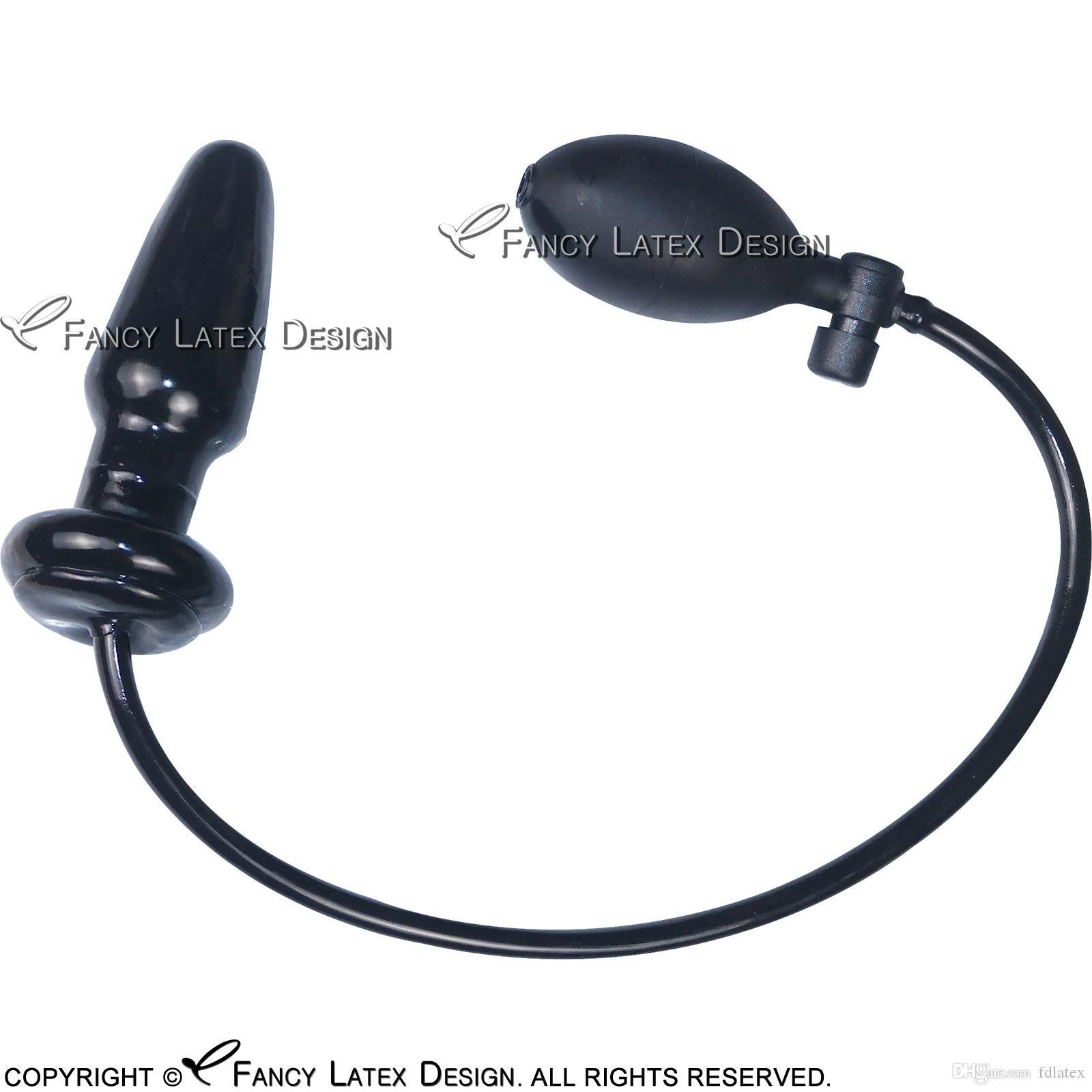 Rubber sex toys butt plugs