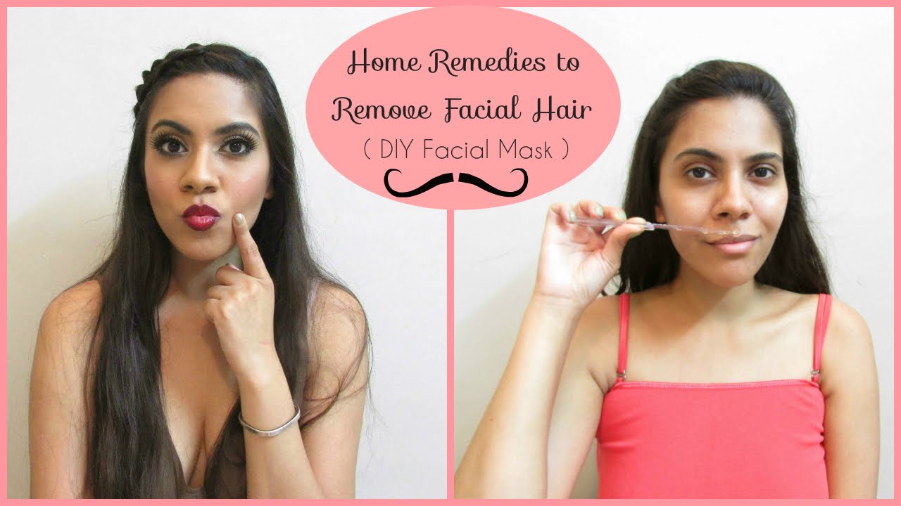 Get rid of facial hair at home