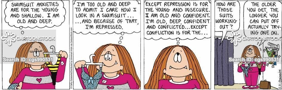 Susie Q. reccomend Old lady cartoon bikini