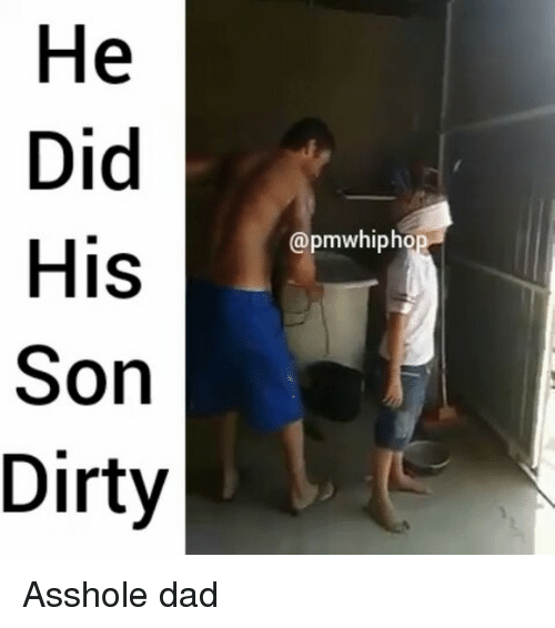 Dirty male asshole