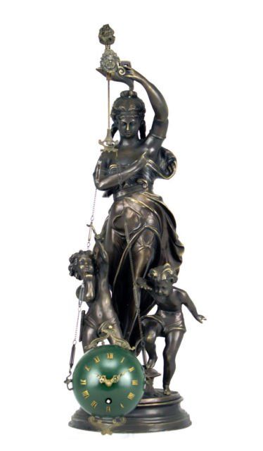 best of Clock swinger Bronze statue cupid