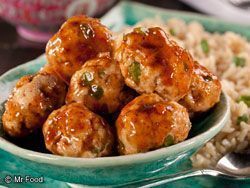 Blizzard reccomend Mr food asian meatballs