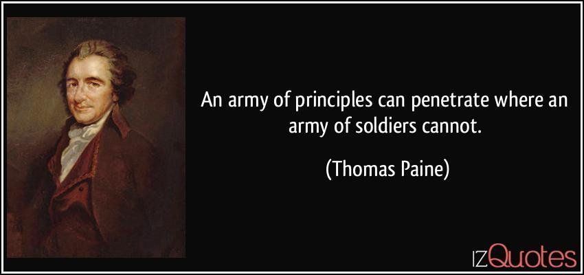 An army of principles can penetrate