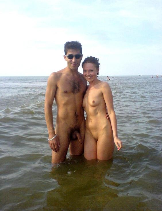 Hairy guys at a nude beach