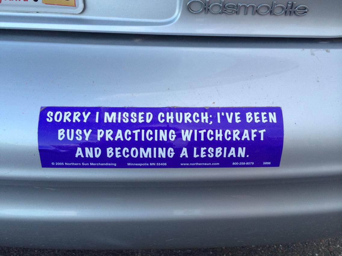 SWAT reccomend Anti lesbian bumper stickers