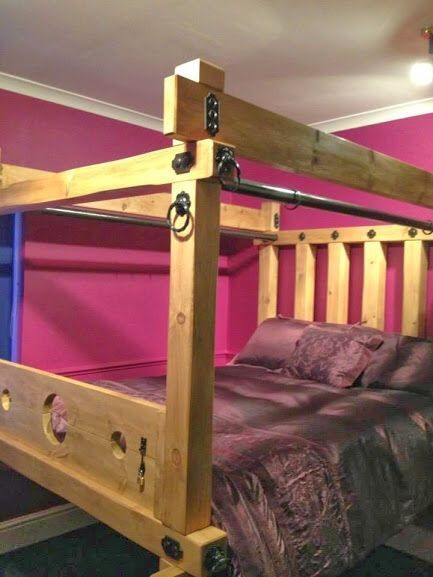 Bed bondage furniture