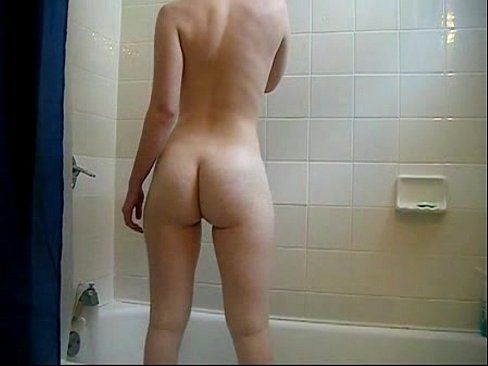 Girl in shower naked