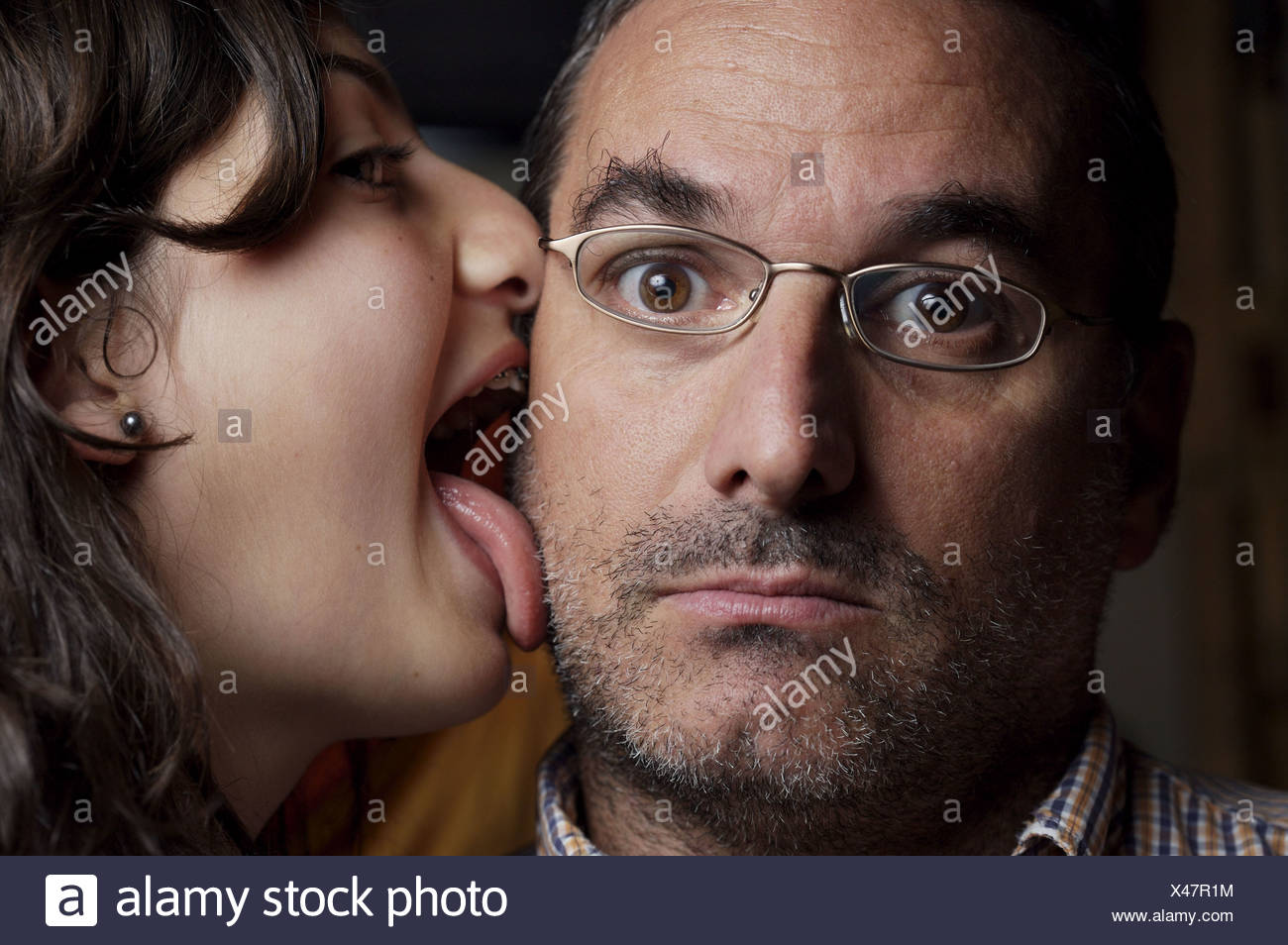 3 girls lick face - Nude photos