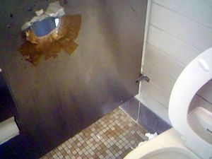 Toilet gloryhole sex