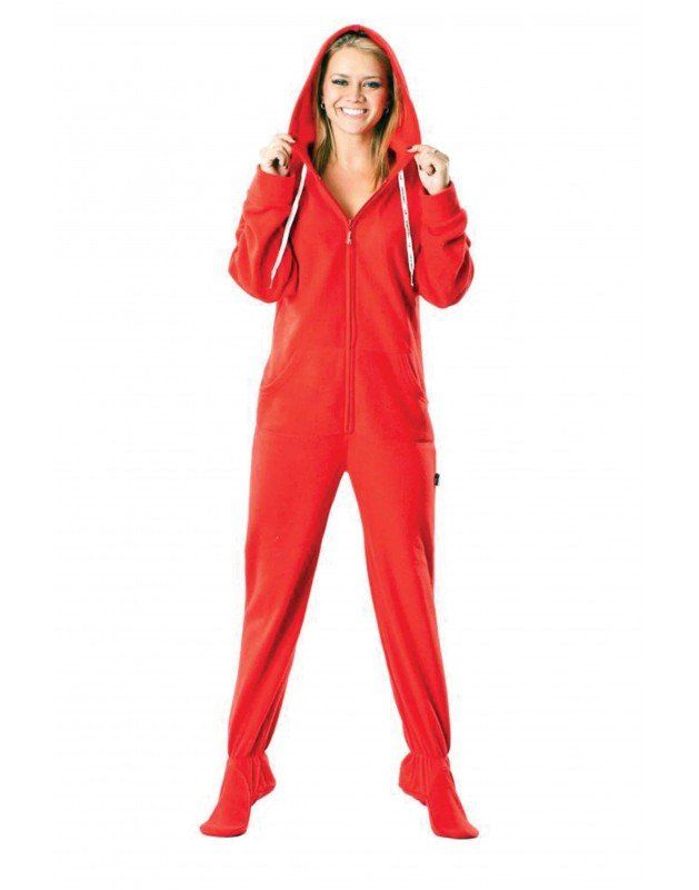 best of Foot pajamas red Adult
