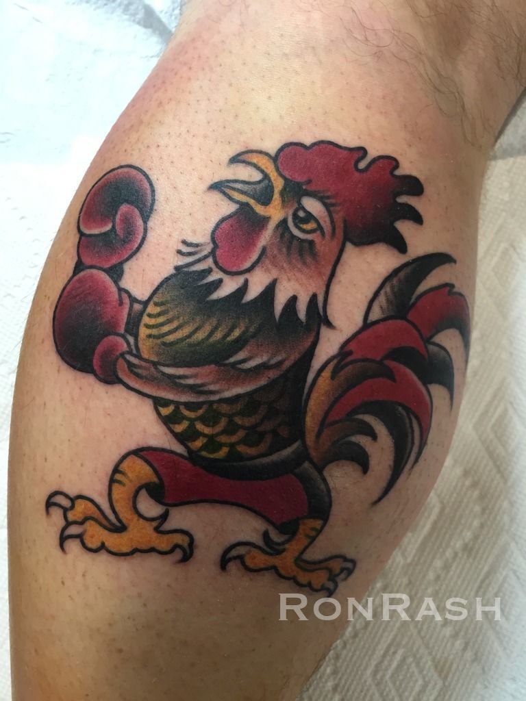 Doctor reccomend Cock fighting tattoo