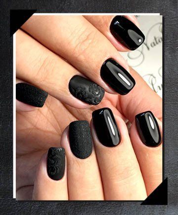 Busty black nails
