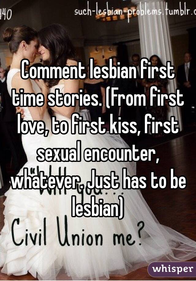 First kiss lesbian story
