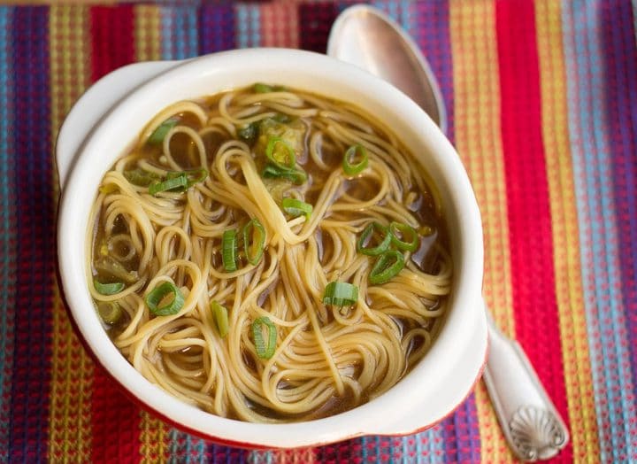 Bad M. F. reccomend Asian noodle soup
