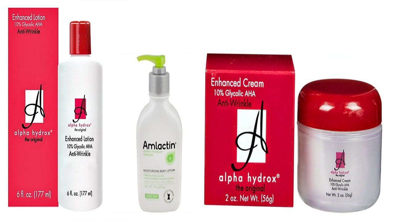 Ladybird reccomend Alpha hydroxy facial products