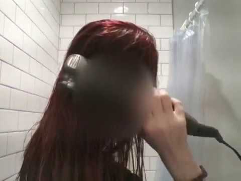 Amateur hair red
