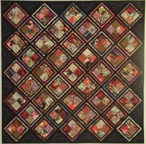 Asian or japanese quilt borders