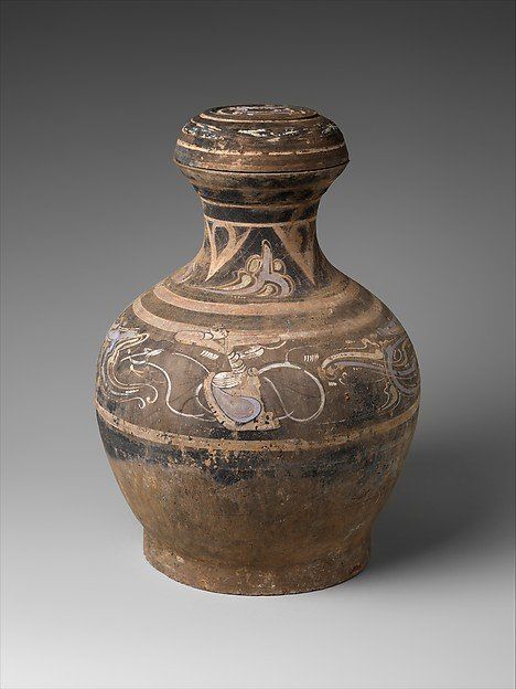 Asian pottery wolf archer six dynasties period
