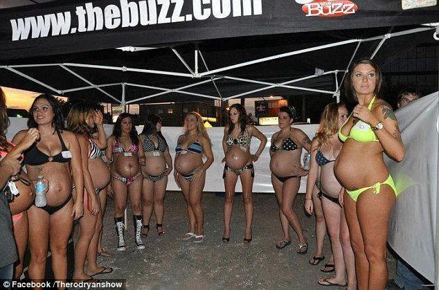 Bikini stripping contests