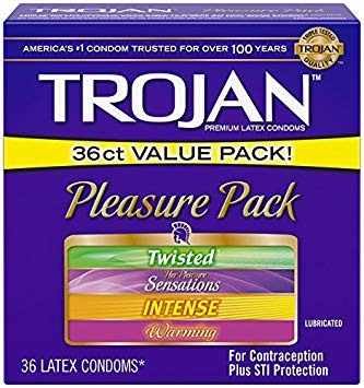 Styles of trojans condoms