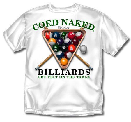 Froggy reccomend Coed naked billards get felt on the table