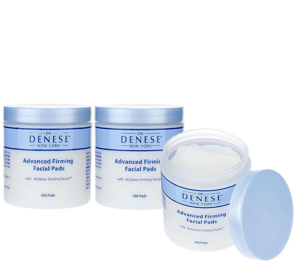Dr denese exfoliating facial firming pads w glycolic acid