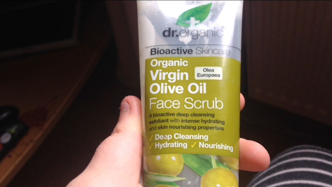 Olive oil facial scrub