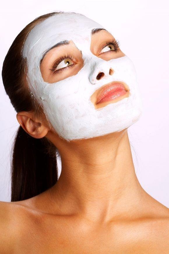 After facial steam use masque