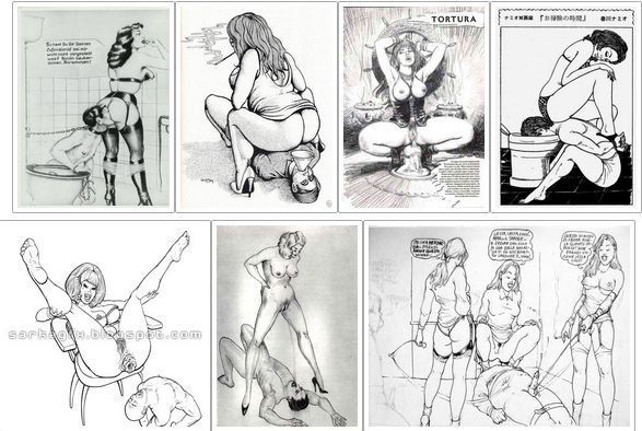 Femdom drawings collection