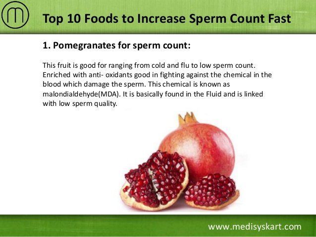 Troubleshoot reccomend Foods that increase sperm activity