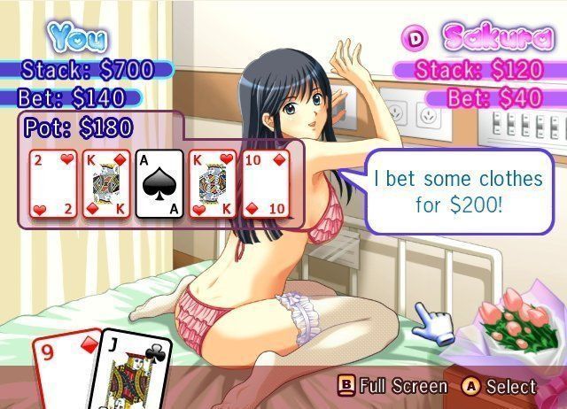 Free hentai online poker strip