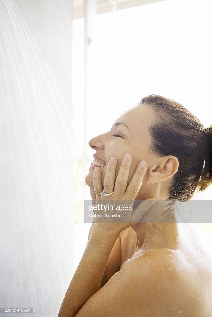 best of Taking Mature shower woman