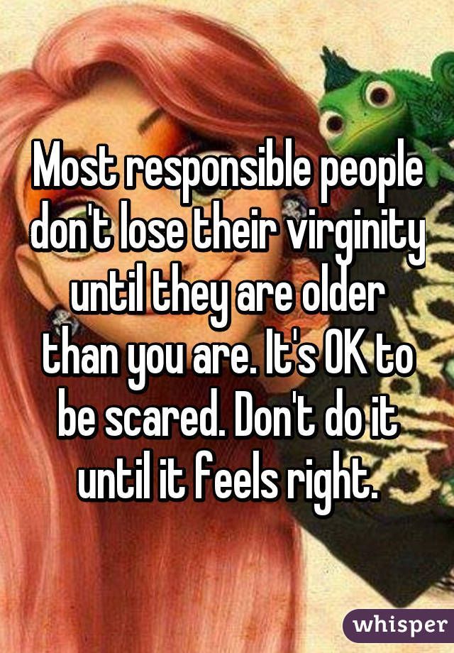Sinker reccomend Most girls lose their virginity