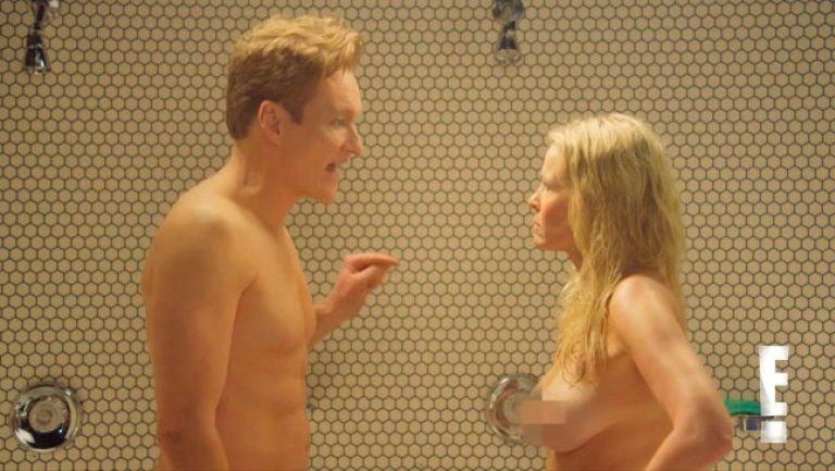 Naked inthe shower video